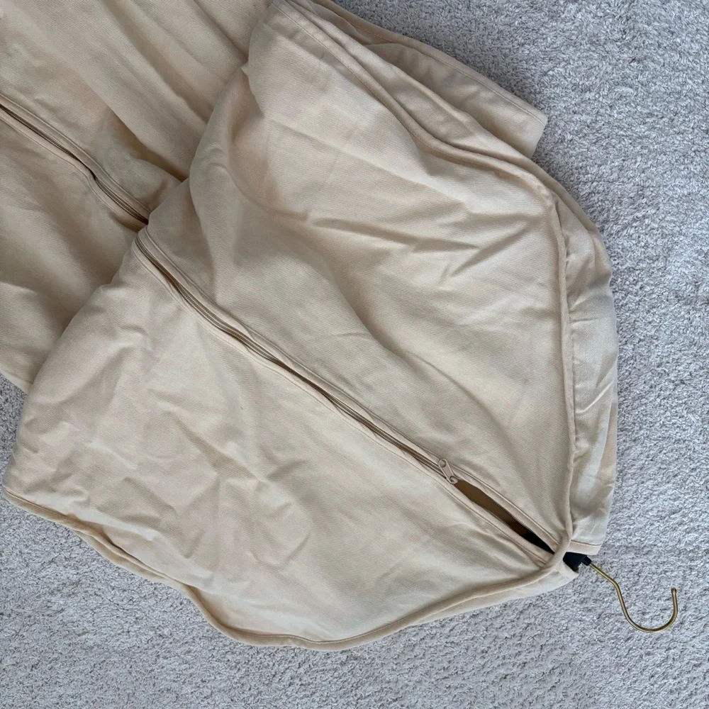 Louis Vuitton Beige Garment Bag & Logo Hanger